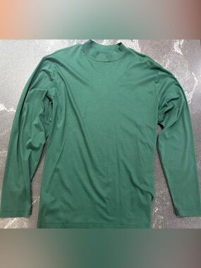 Merona Men's Long-Sleeve Crewneck Shirt - Green